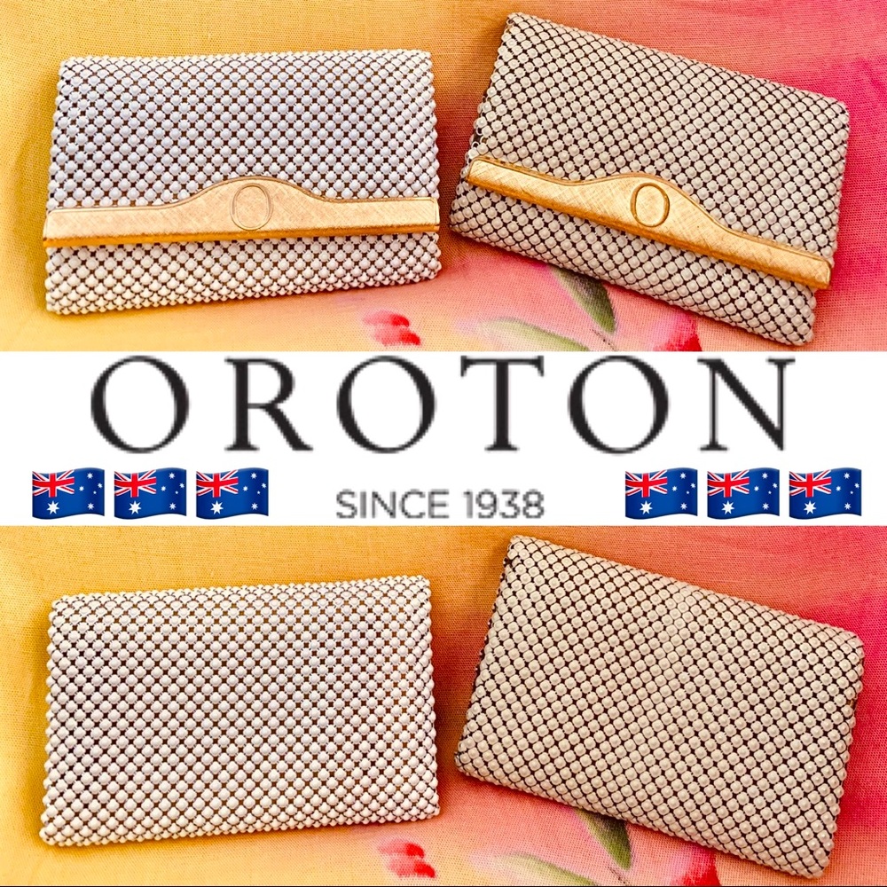 Two Vintage Oroton Australia Alumesh Key Cases